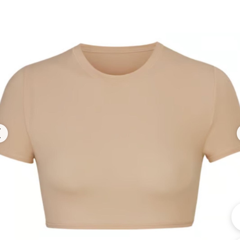 Skims Women's Tan Crop-top